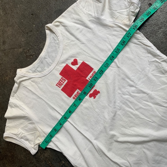 Vivienne Westwood Trees Save Lives Ringer T w/ Slight Tail and Embroidery Orb - Picture 2 of 11